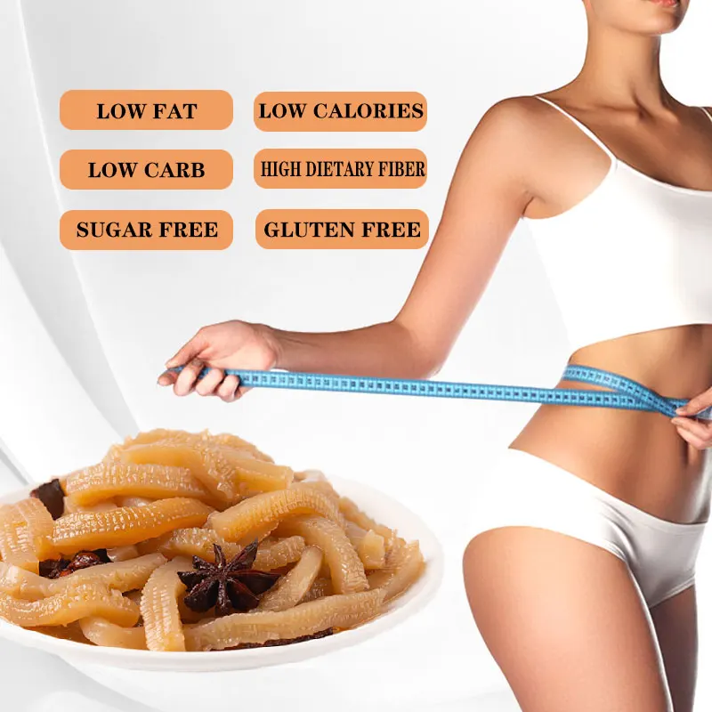Low fat low calorie konjac food 55g slimming fat-reducing halogen flavor konjac shuang healthy halal vegetarian konjac snacks