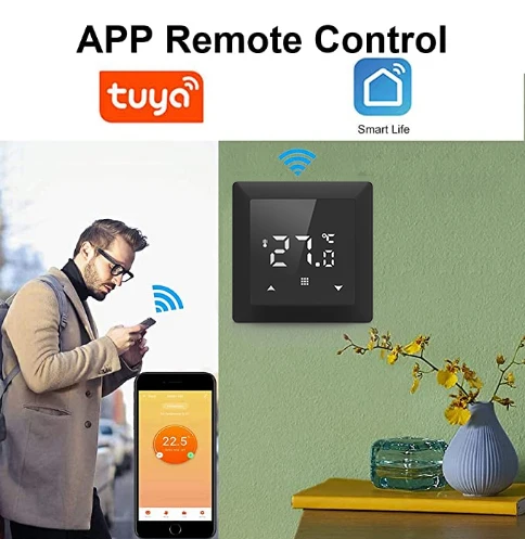 HY516 Room thermostat Smart home Tuya weekly programmable underfloor  heating thermostat