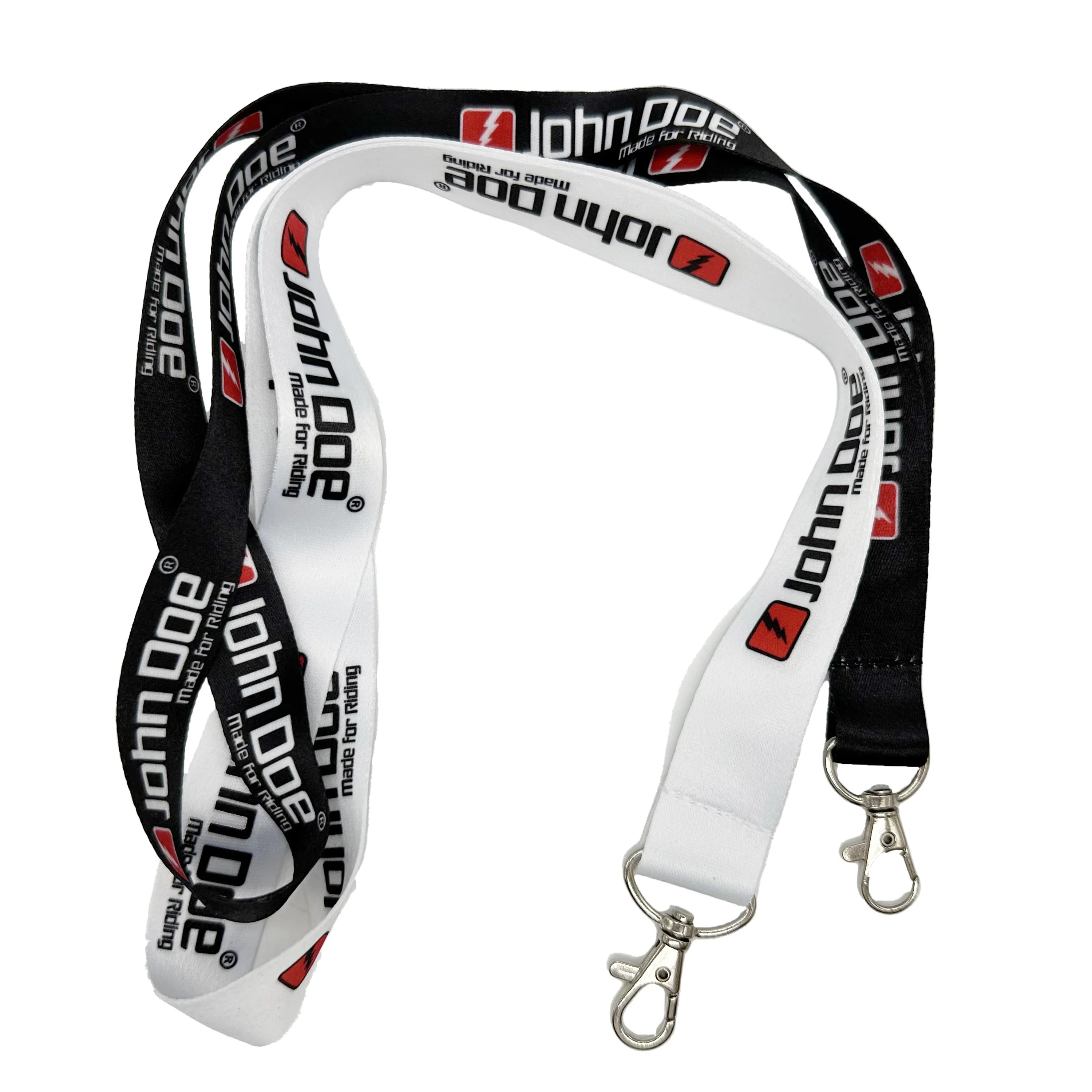 Design Dye Polyester Safety Hook Sublimation Printing Logo Neck Lanyard Card Holder With Hook Lanyards