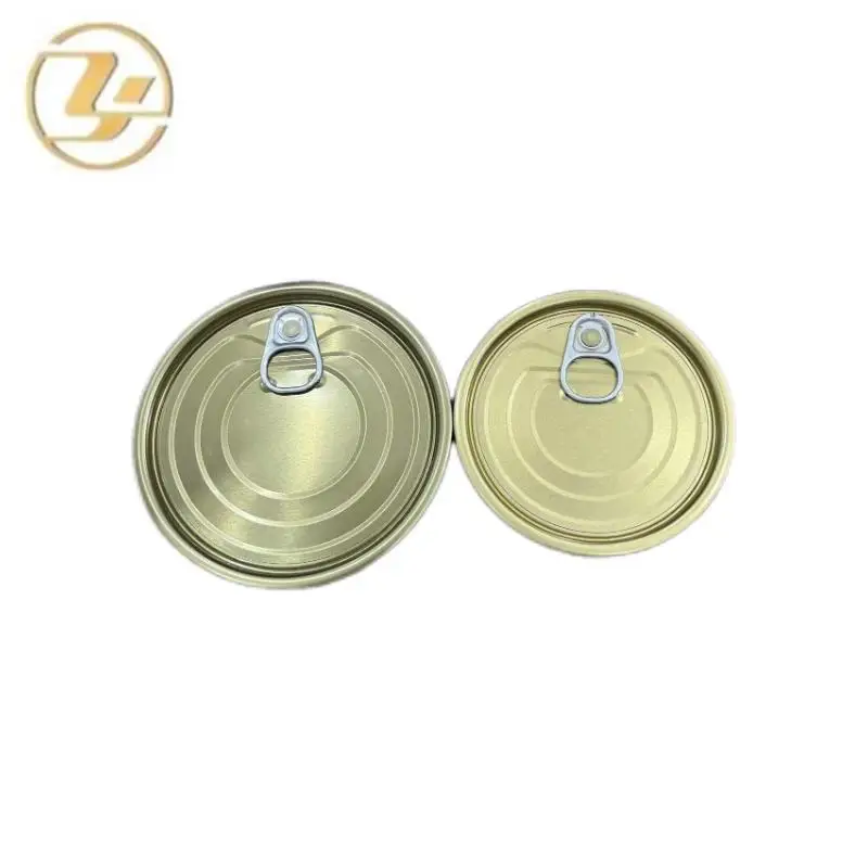 Easy Open Food Tin Can Lids Tinplate Plastic Bottle Food Can Ring Pull Seal Lid