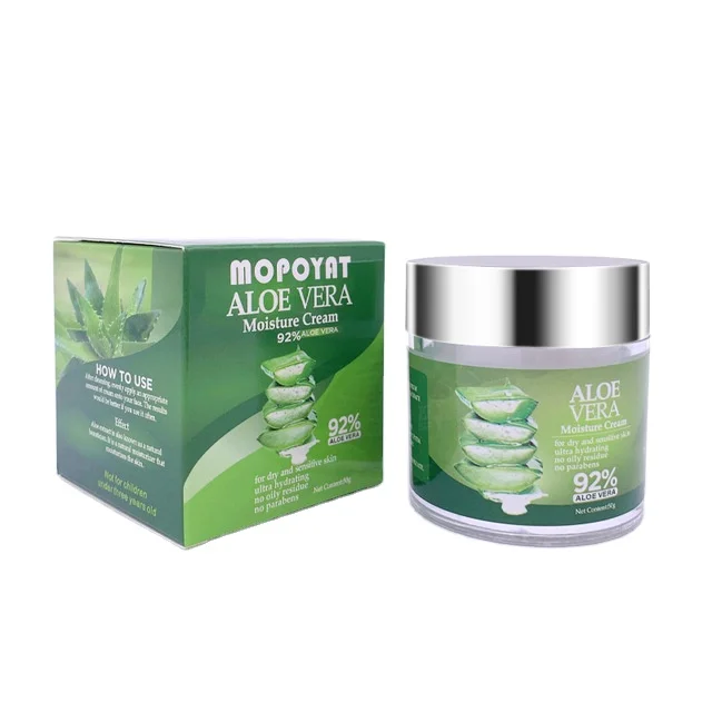 
Natural Skin Revitalizer Face Cream Soothing Whitening Aloe Vera Moisture Cream 