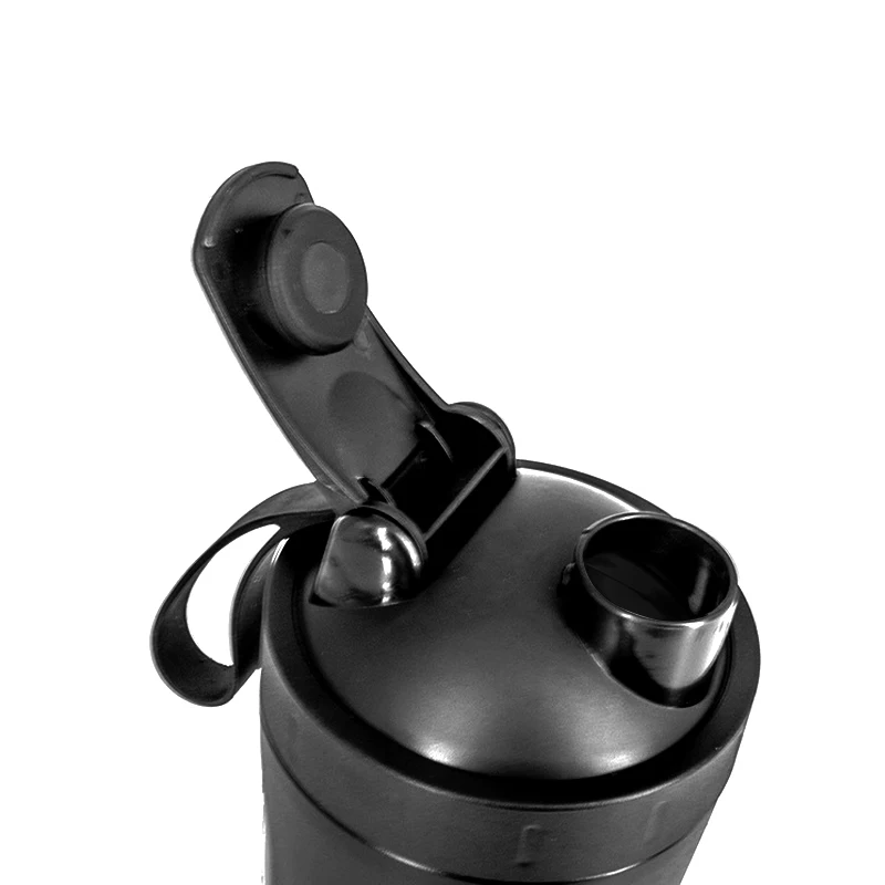 Amazon hot sell 500ml Promotional ECO Friendly Fitness Gym Plastic Powder Whey Protein Shake Cup Sport Shaker Water Bottle