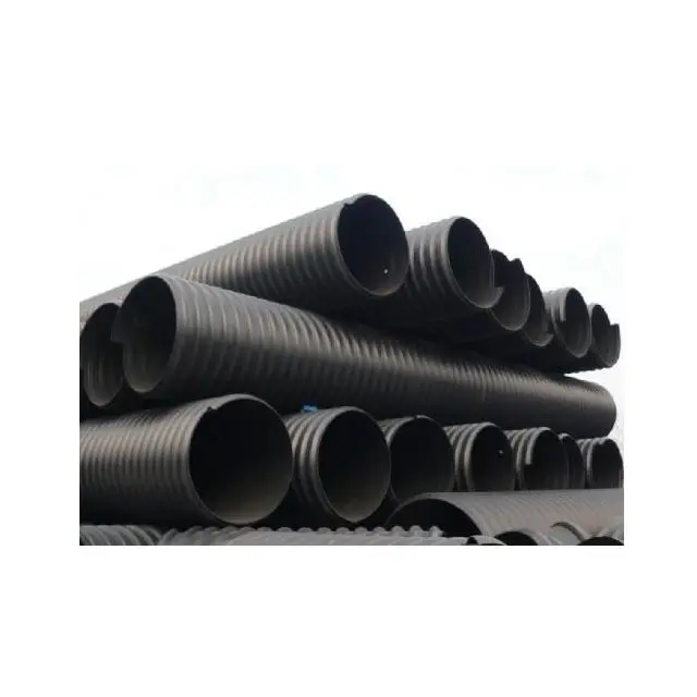 HDPE Steel-Plastic Composite Pipe Steel Strip Reinforced Corrugated Pipe No reviews yet