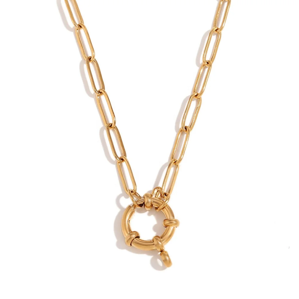 Ювелирные изделия Dr. Jewelry новая классическая 18K PVD позолоченная Нержавеющая сталь Универсальная застежка плоская змея кубинская цепь для изготовления ожерелий DIY