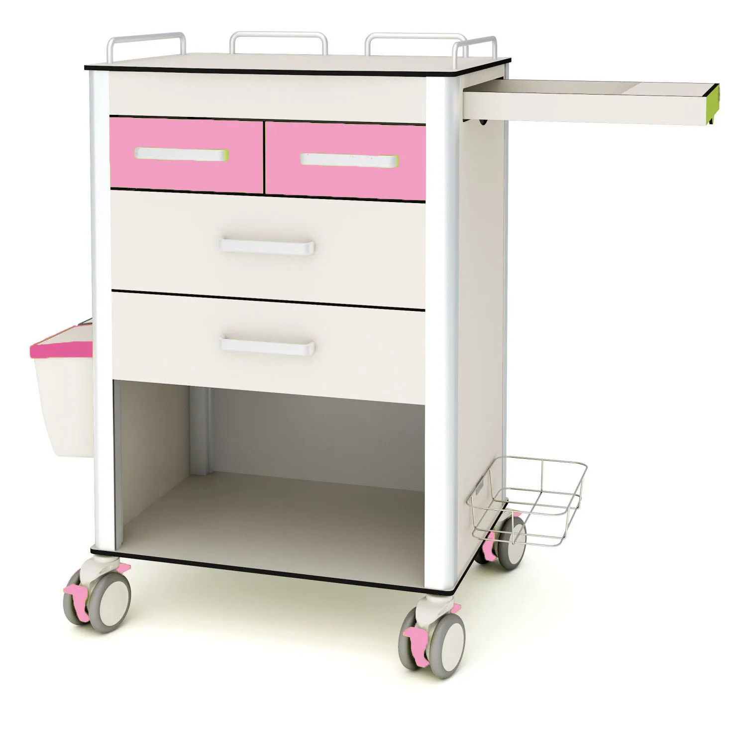 
Hospital Furniture Hospital Cabinets Medical Crash Cart Hospital Trolley Cart With CE ISO certificate Approval 