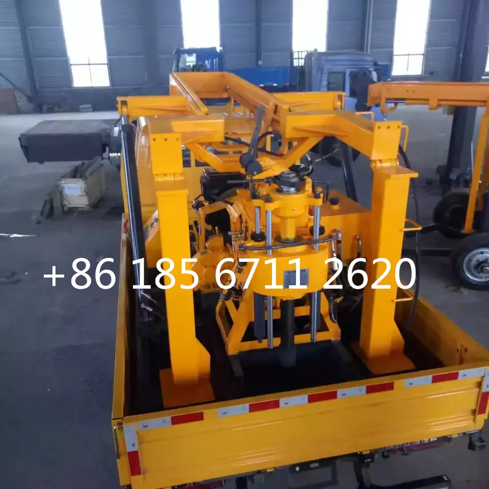 High quality new truck mounted water well drilling rig machine / rotary water drill rig / borehole drilling rig