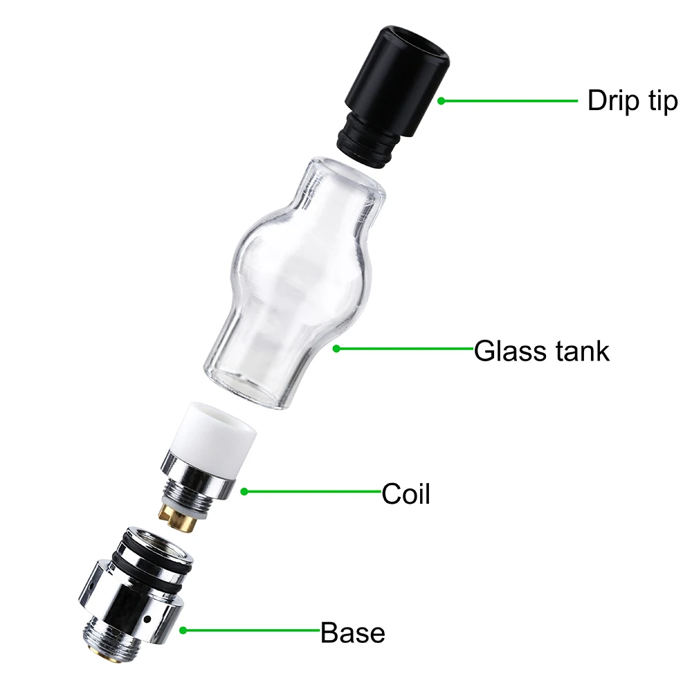 
Mini Globefish vaporizer kit use for herb wax with atomizer wax tool and twist Battery 