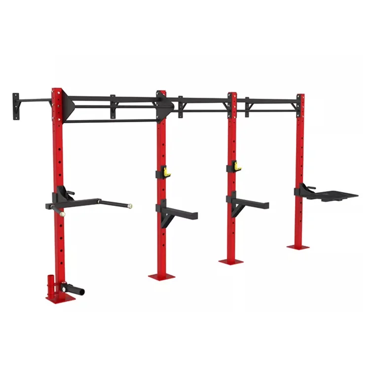 Rigs and Rack Commercial Land Multi-Gym 4 Stations 8 Functions Professional Body Building Equipment Gym Strength Equipment