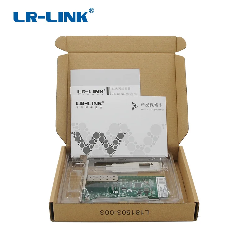 LR-LINK 6230PF-SFP горячая Распродажа 1000BASE-X PCI-Express 1x для программирования в производственных условиях lan Карта ПК компьютер Intel