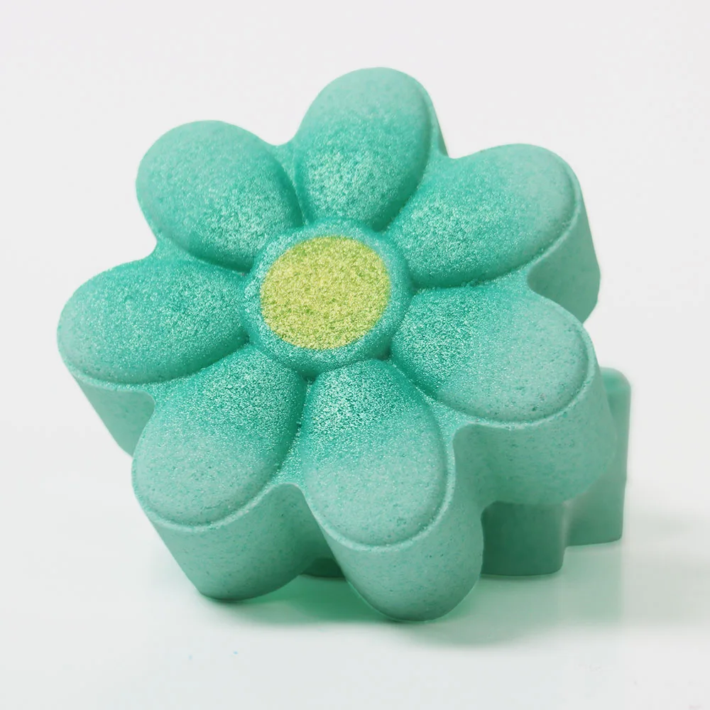 Hot Sell Private Label Custom Organic Green Flower Colorful Lemon Lavender Rose Bath Bombs For Women Body care