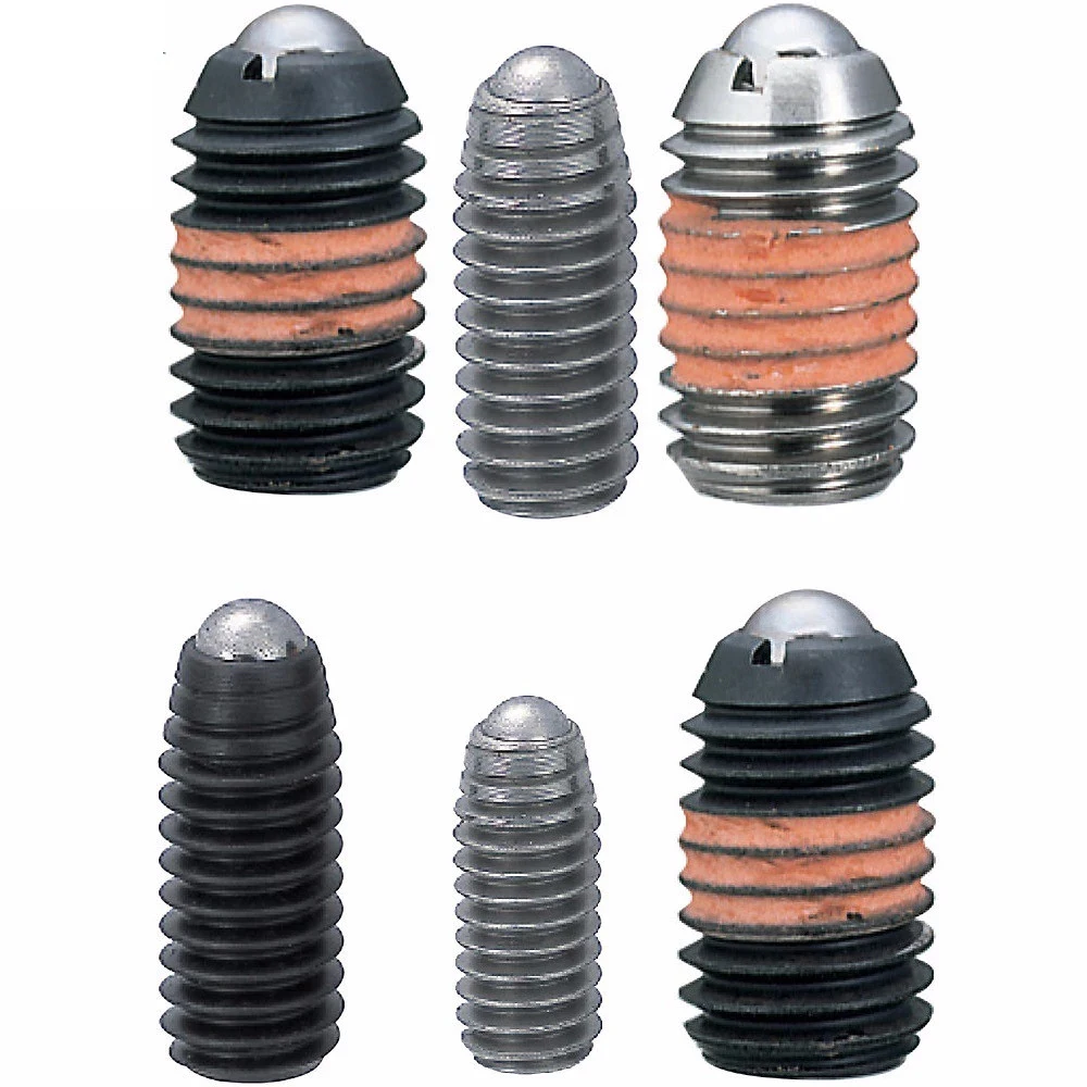 Hex Socket Ball-Ended Headless Thrust Screws with a Round Ball