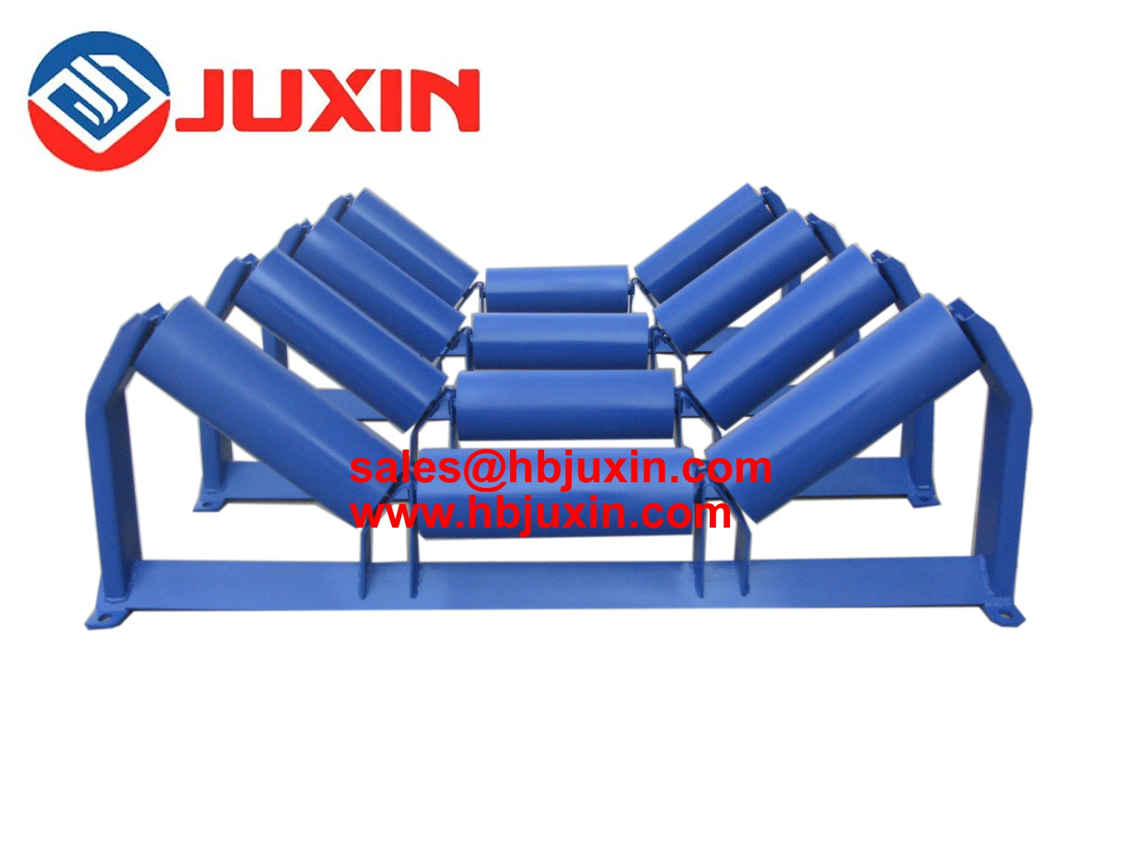 Conveyor return roller with ball bearing long life time