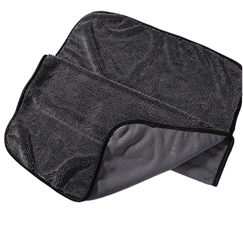 
630 GSM Edgeless 40*40cm 60*90cm Dual Layered Twisted Drying Towel 