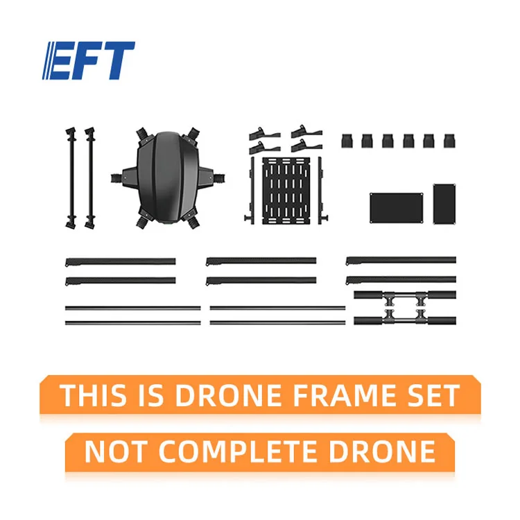 High Performance EFT X6120 ultralight personal aircraft frame delivery drones 5kg long range payload training drone parts