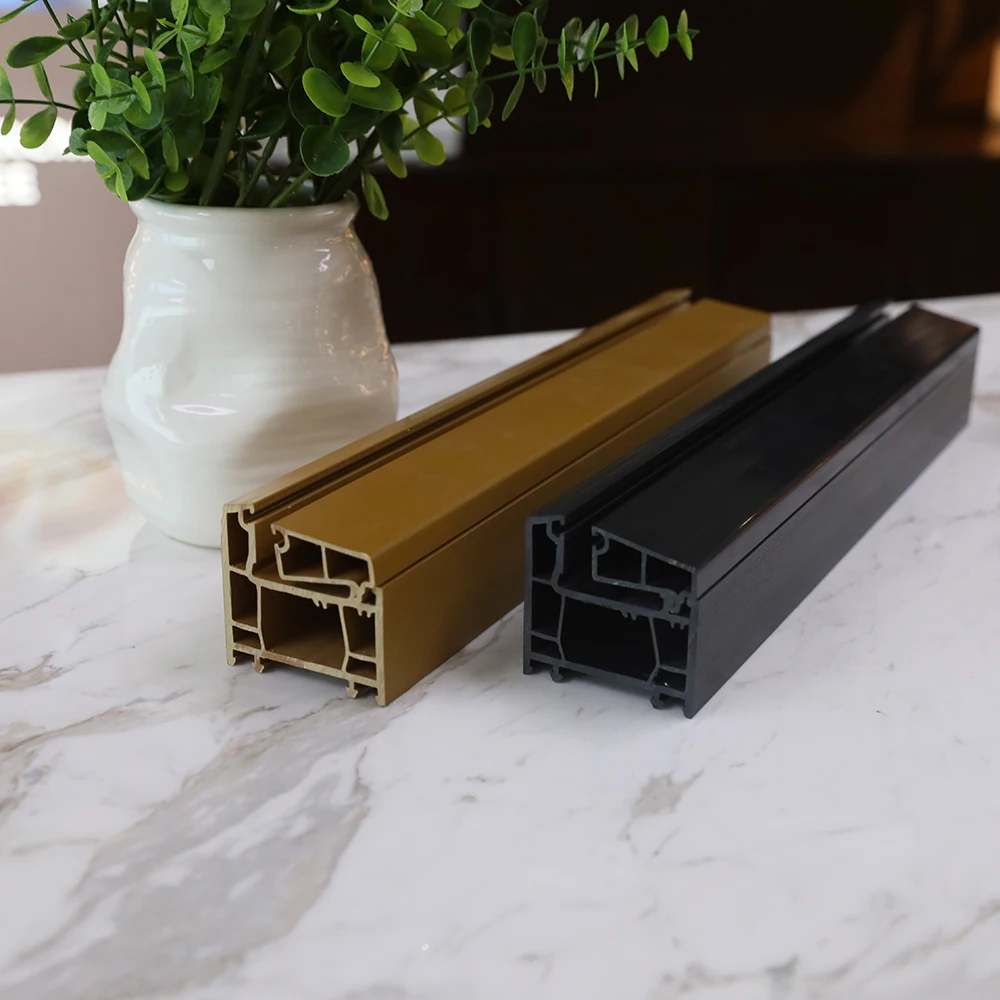 UPVC outdoor window bathroom doorsash profile shutter window louver window upvc profiles