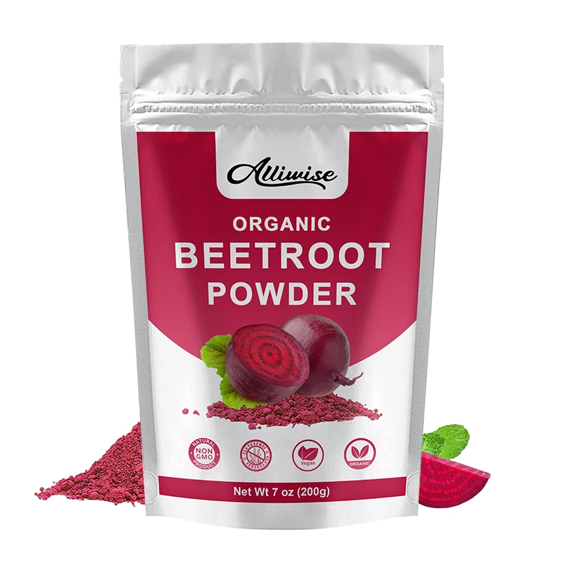 OEM 200g Organic Beetroot Extract Powder Beetroot Juice Powder Nitric Oxide Boost Herbal Supplement