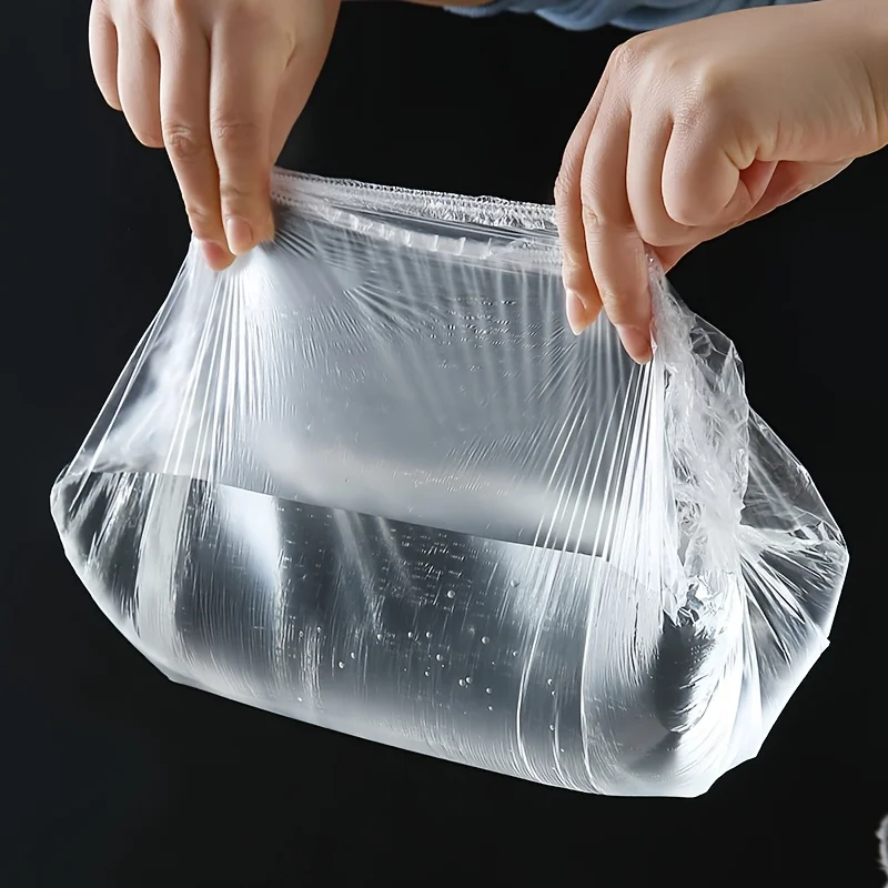 Одноразовые пищевые пластиковые крышки для обертывания LDPE эластичный пищевой чехол