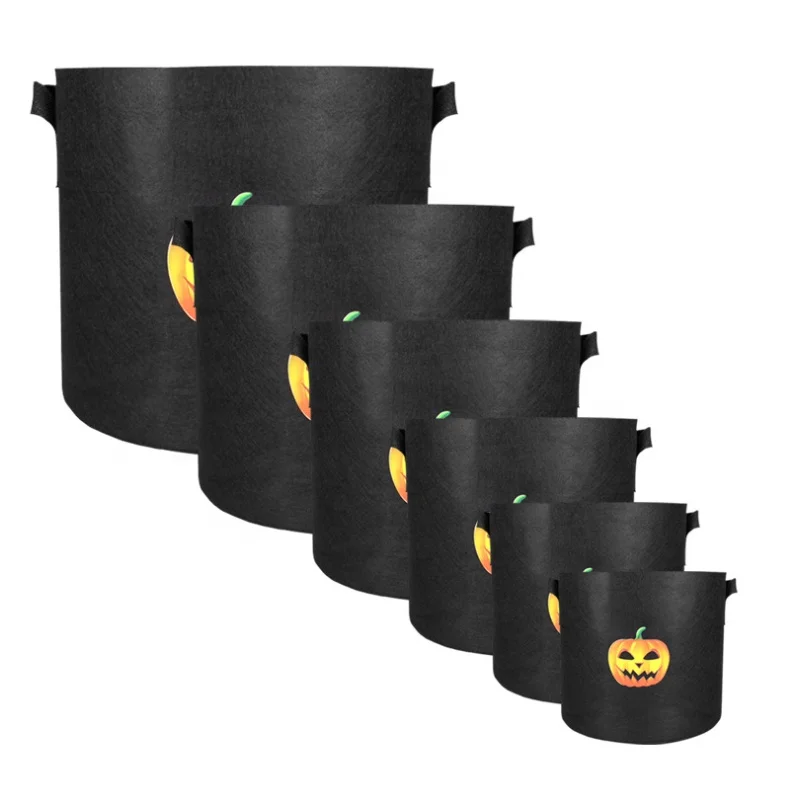 Non Woven Fabric Round Plant Pot Plant Pouch Root Container Grow Box Aeration Container Garden Vegetables Flower Grow Bags