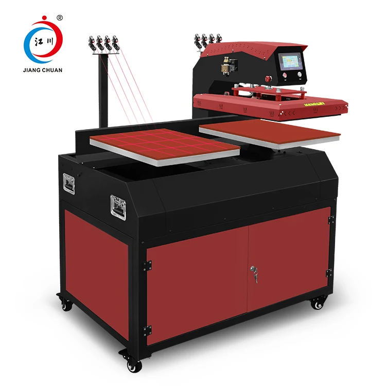 New product in Automatic Touch screen laser beams t-shirt pneumatic Heat Press Machines Sublimation