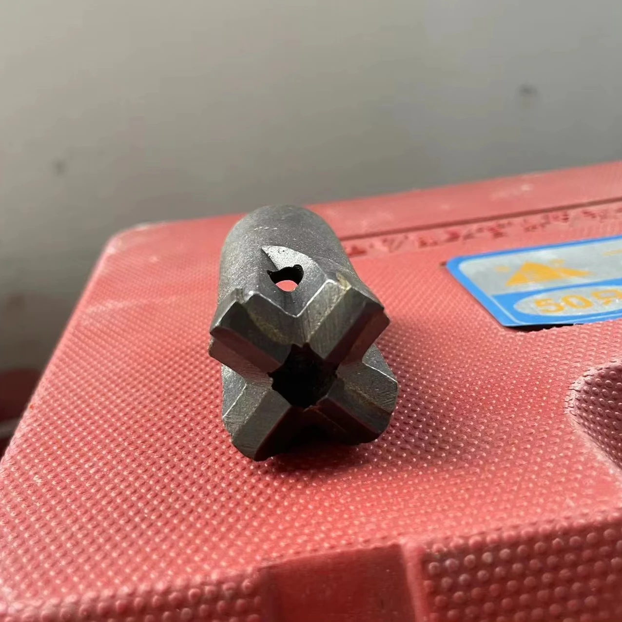 50mm 7 Degree Cross Tapered Drill Bit with Tungsten Carbide