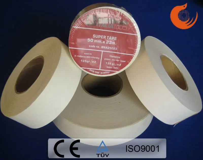 Plasterboard drywall joint paper tape145g/135g