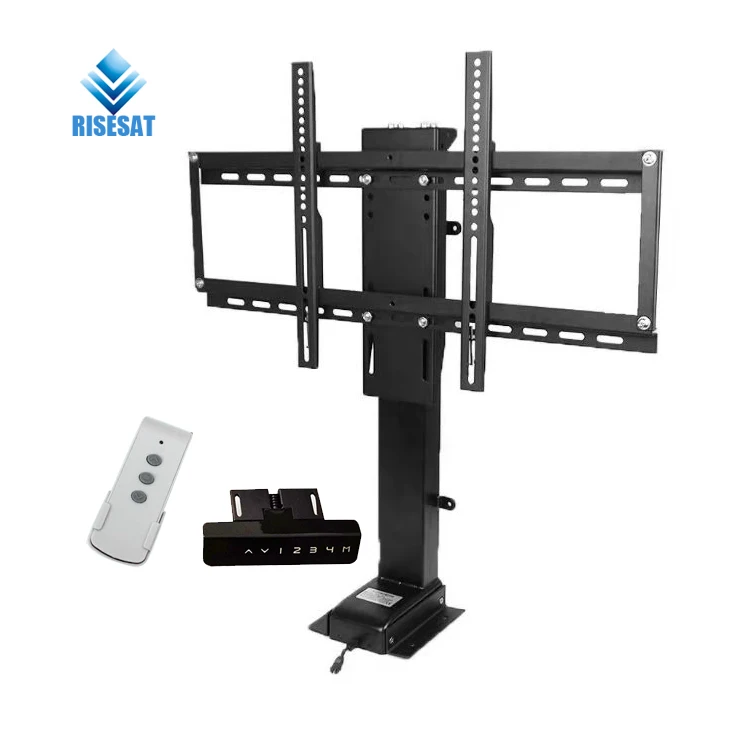 32-70inch 3 segment Motorized TV Lift Height Adjuster Electric TV Stand Remote Control TV LIFT Smart Electric System RS-TV4S