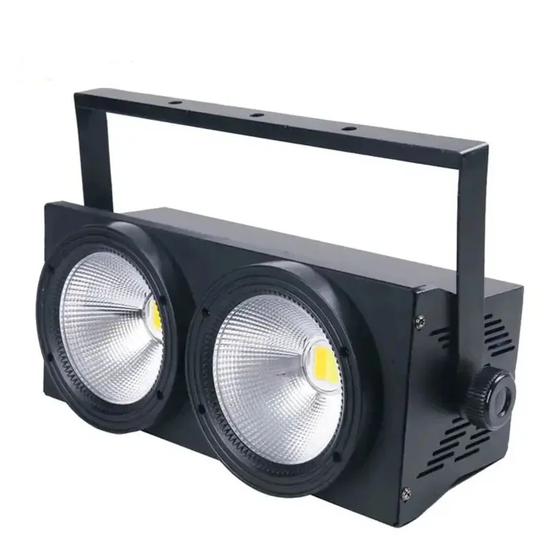 Новое поступление теплый белый 2 глаза RGB COB светодиодный световой Блиндер 200 Вт индикатор сценический свет для DJ KTV