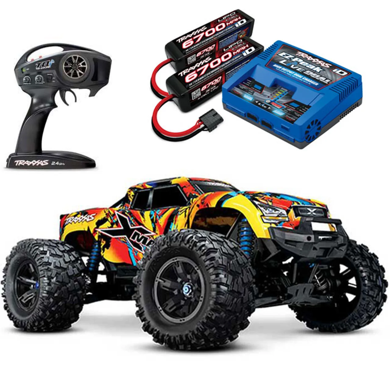 Genuine_Traxxas X-Maxxx 1/6 RTR Электрический монстр грузовик с VXL-8s пультом дистанционного управления зарядное устройство камера в комплекте