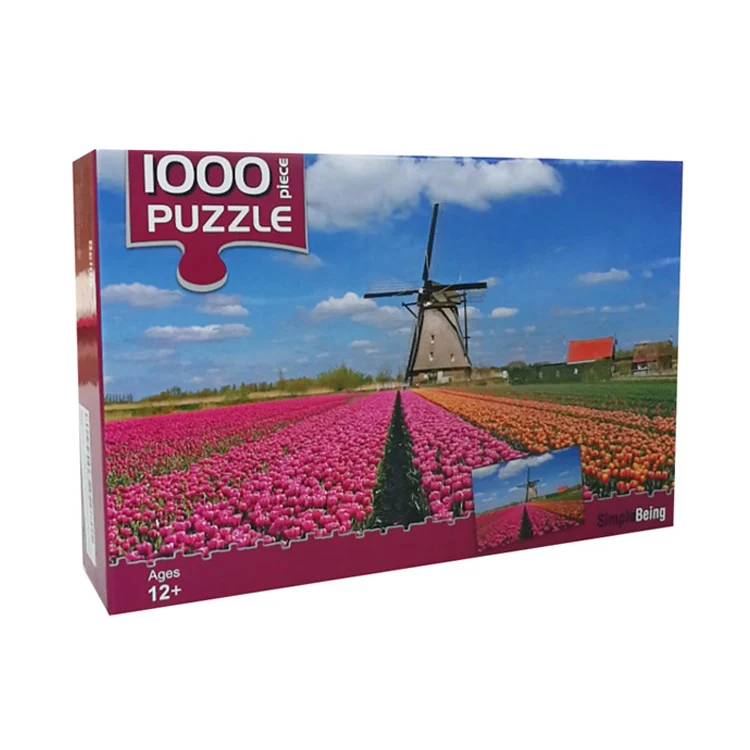 Made in China promotional items jigsaw puzzle 1000 pieces for adult
