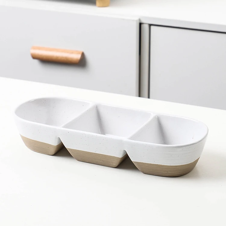 Simple modern style elegant high quality restaurant banquet appetizer wedding service ceramic dish