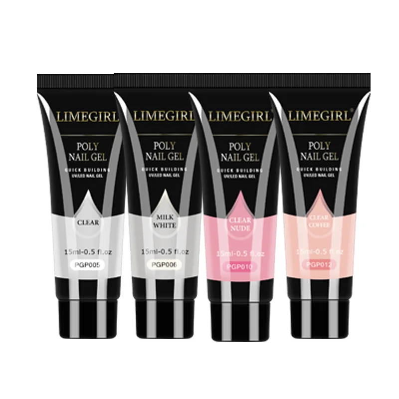 Poly UV Nail Extension Gel Art Design Nail Supplies For Professionals Semi Permanent Varnishe Builder Nails Glue15ML