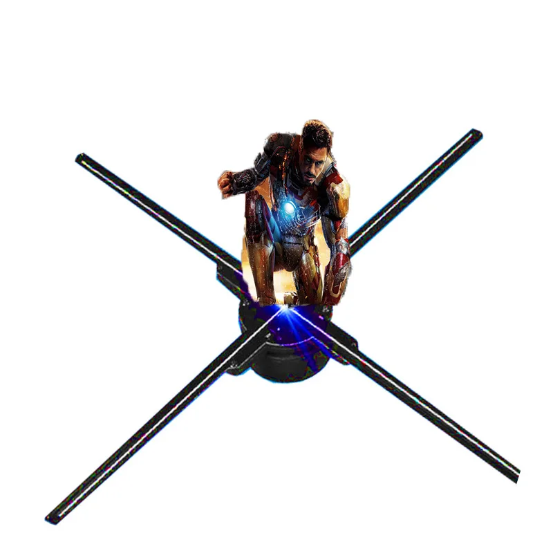 3d Hologram Fan Projector Holographic Lamp Player Remote Advertising Equipment Display Support Images And Video Custom