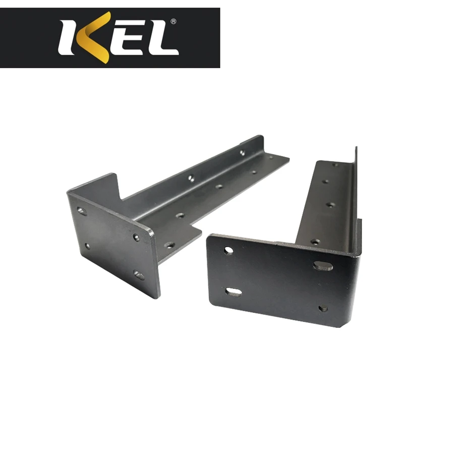 Black Floating Shelf Bracket Hardware Accessories Wall Mount Shelf Bracket Hidden Bracket