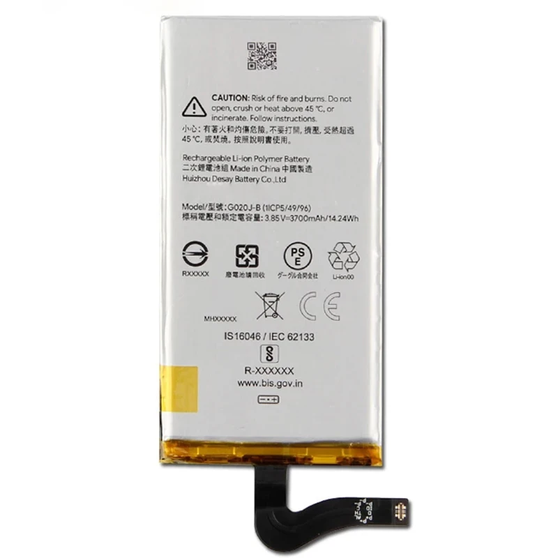 Original Battery 3700mah G020J-B for Google Pixel 4 XL 4XL Pixel4 XL mobile phone batteries