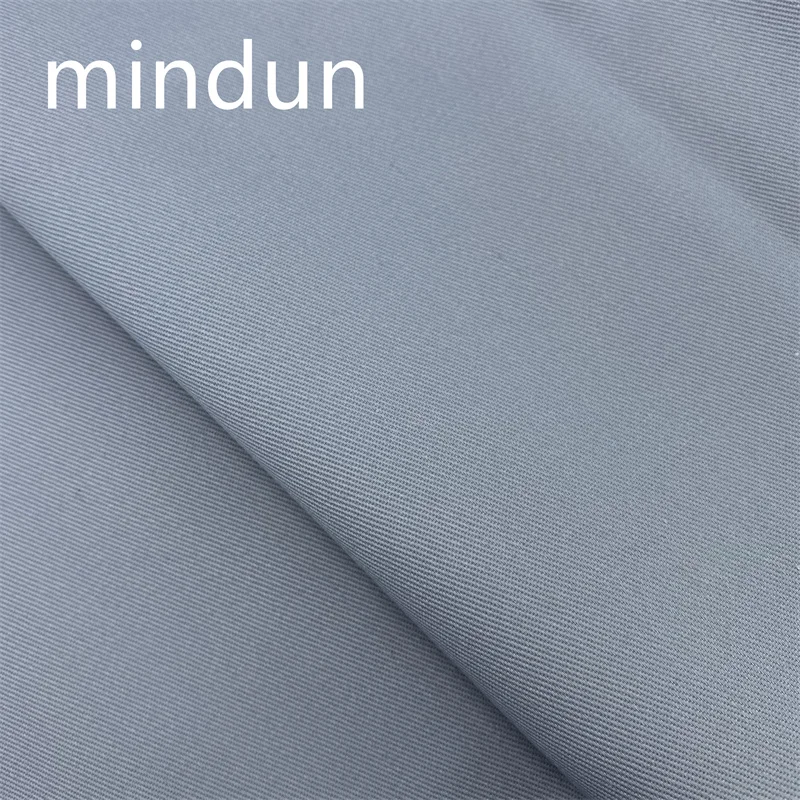 Mindun OEM ODM тканая TC 65 полиэстер 35 хлопчатобумажная ткань 230GSM саржевая однородная для спецодежды