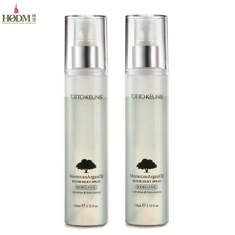 Professional Salon Hair Fragrance Mist 110ml Heat Protection UV Filters Anti-Frizz Organic Argan Oil Hair Perfume Spray