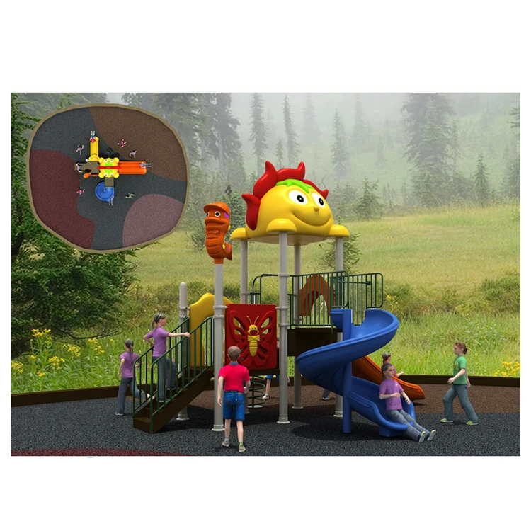 Kleinkind draussen Spielplatz rutschen Tube rutschen Plastik Garten Unterhaltung draussen Spielzeuge