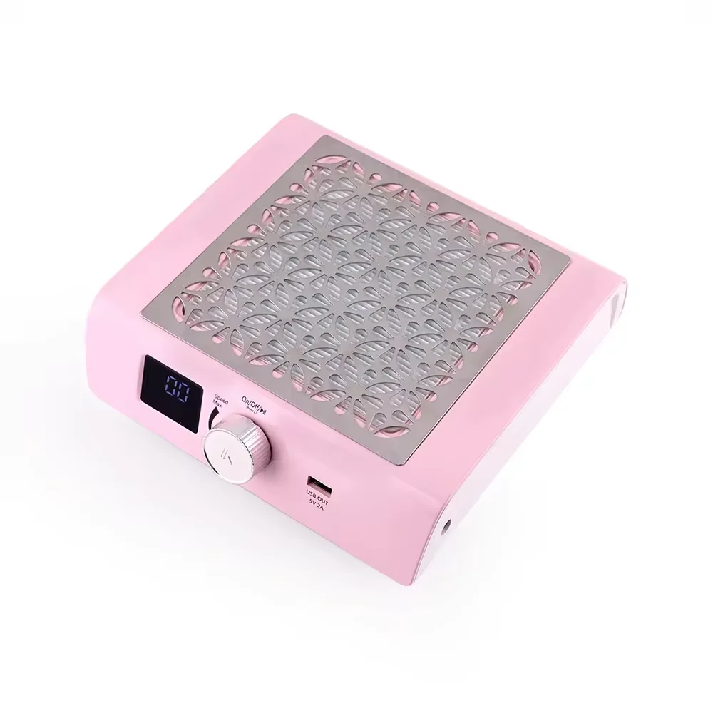 85w New Strong Power Brushless Motor Portable Cordless Nail Dust Collector Manicure Professional with Powerful Fan for Salon
