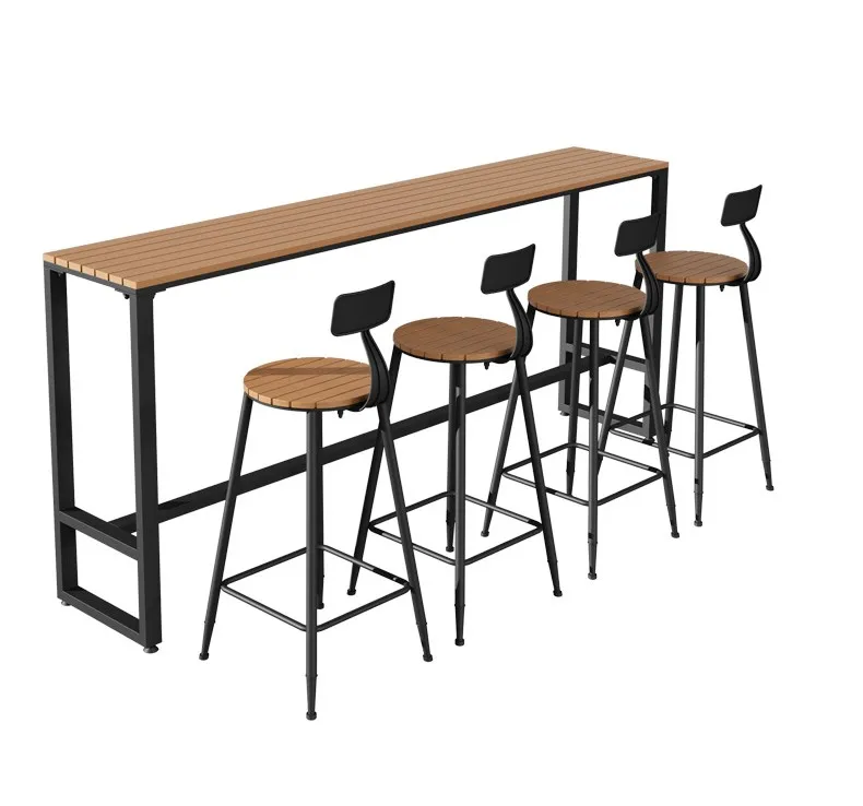 Новый дизайн деревянная промышленная мебель ночной клуб отель открытый бар ресторан стул стол