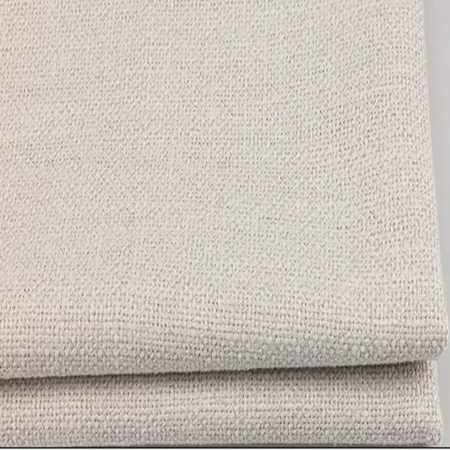 bonded 100% polyester burlap sofa fabric polyester faux linen fabric for pillow cover