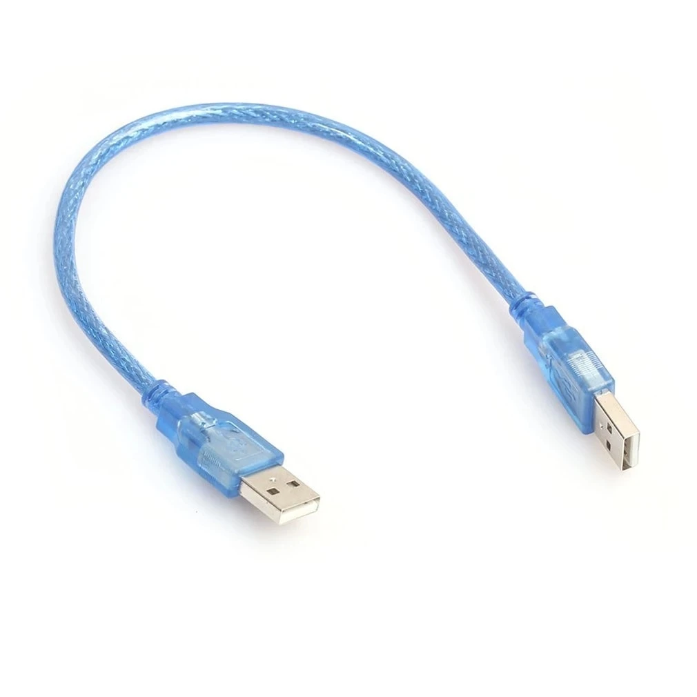 30cm USB 2.0 Extension Cable Male to Male USB Extension Cord Core USB Short Cable