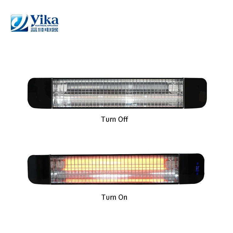 High Efficiency Fast Heating IP65 Carbon Fiber Wall Mounted Infrared Electric Heater