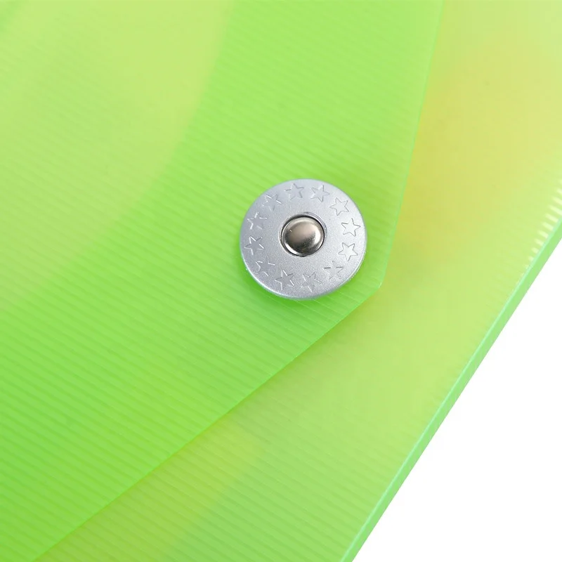 
Wallet Foldable Paper Expending A5 Plastic with Button Expanding File Folder 