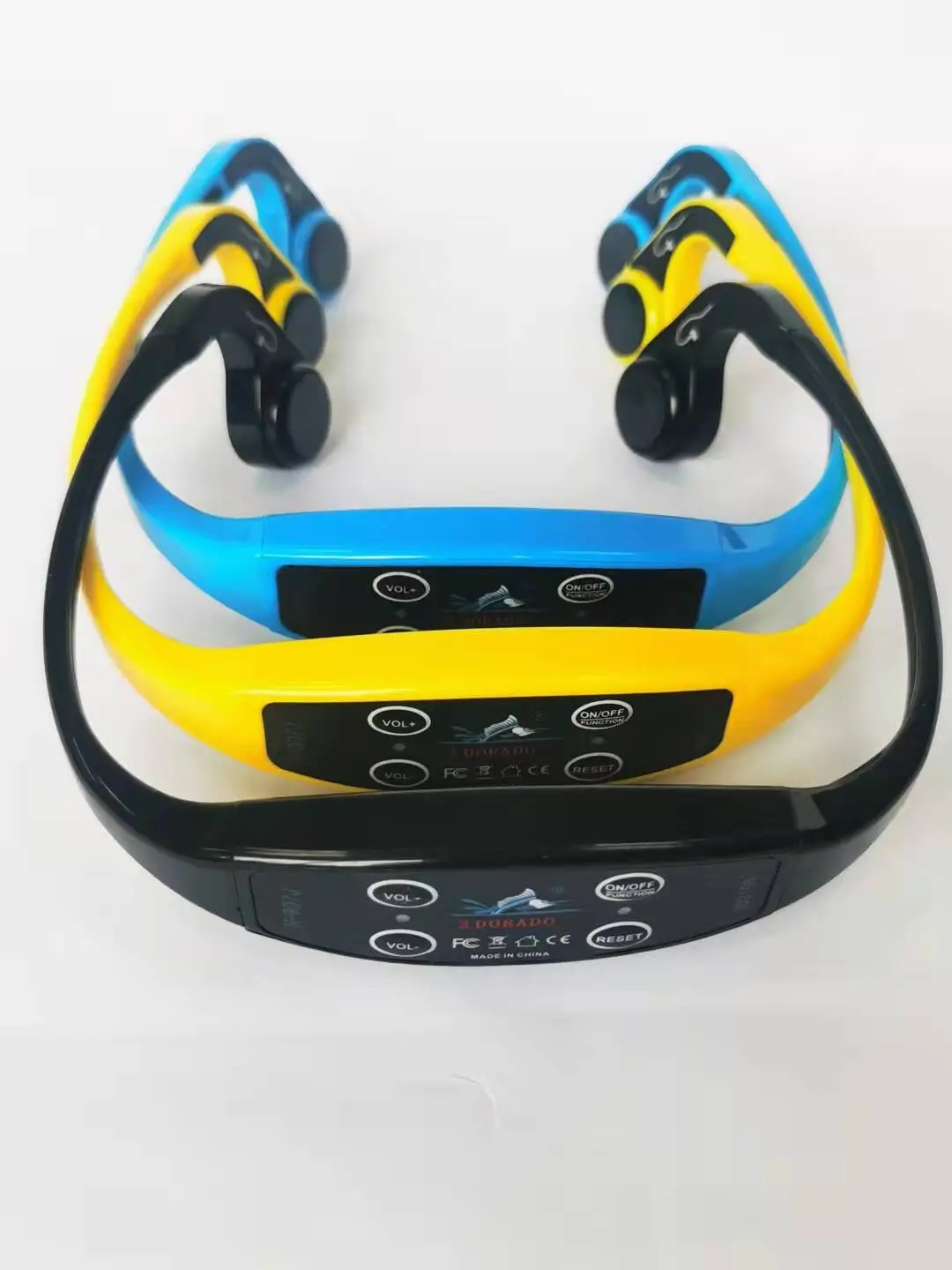 H907J Model IP68 Waterproof Swimming Training Earphone Headsets Wireless Bone Conduction Headphone