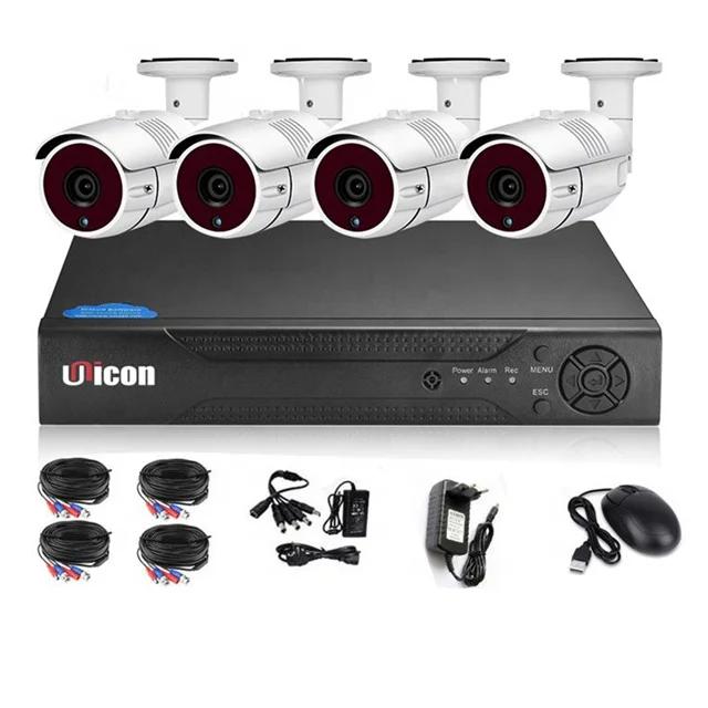 8 Channel 4 MP Super HD DVR Video Security System 8 Bullet Camera with all cables