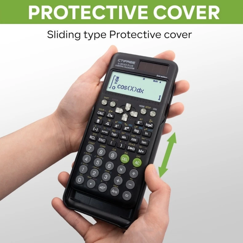 991ES PLUS II Transparent Model Scientific Calculator 417 Functions For Students Back To School calculadora cientifica