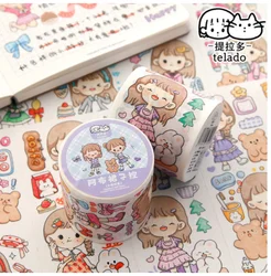 1pcs/lot Washi Masking Tapes Abu skirt control  Decorative Adhesive Scrapbooking DIY Paper Japanese Stickers