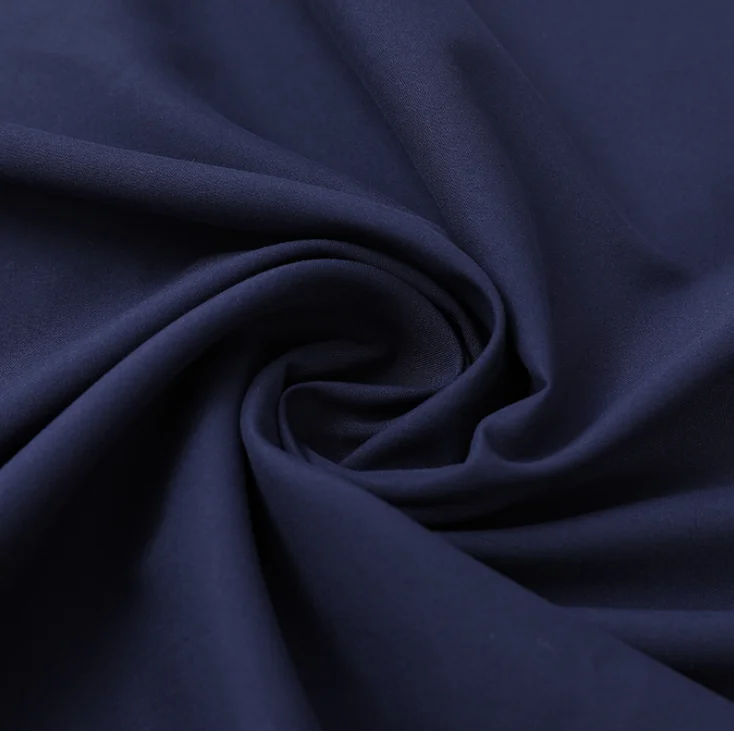 High quality 100% RPET 75D*150D polyester beach pants twill peach skin fabric rpet waterproof fabric