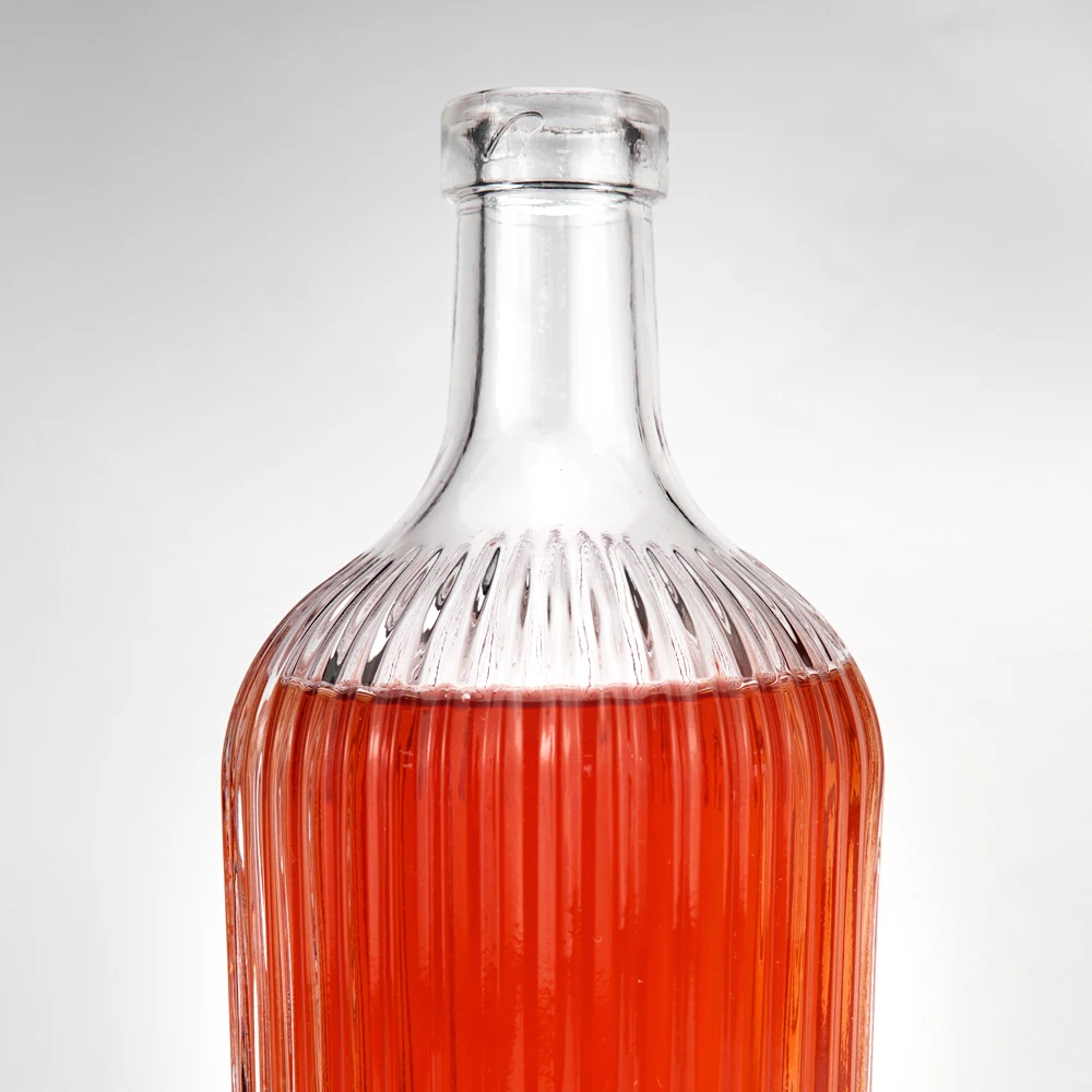 alcohol brandy glass bottle gin 100ml mini 1500ml 1 liter super flint luxury 700ml 200ml tequila wholesale  glass gin bottle