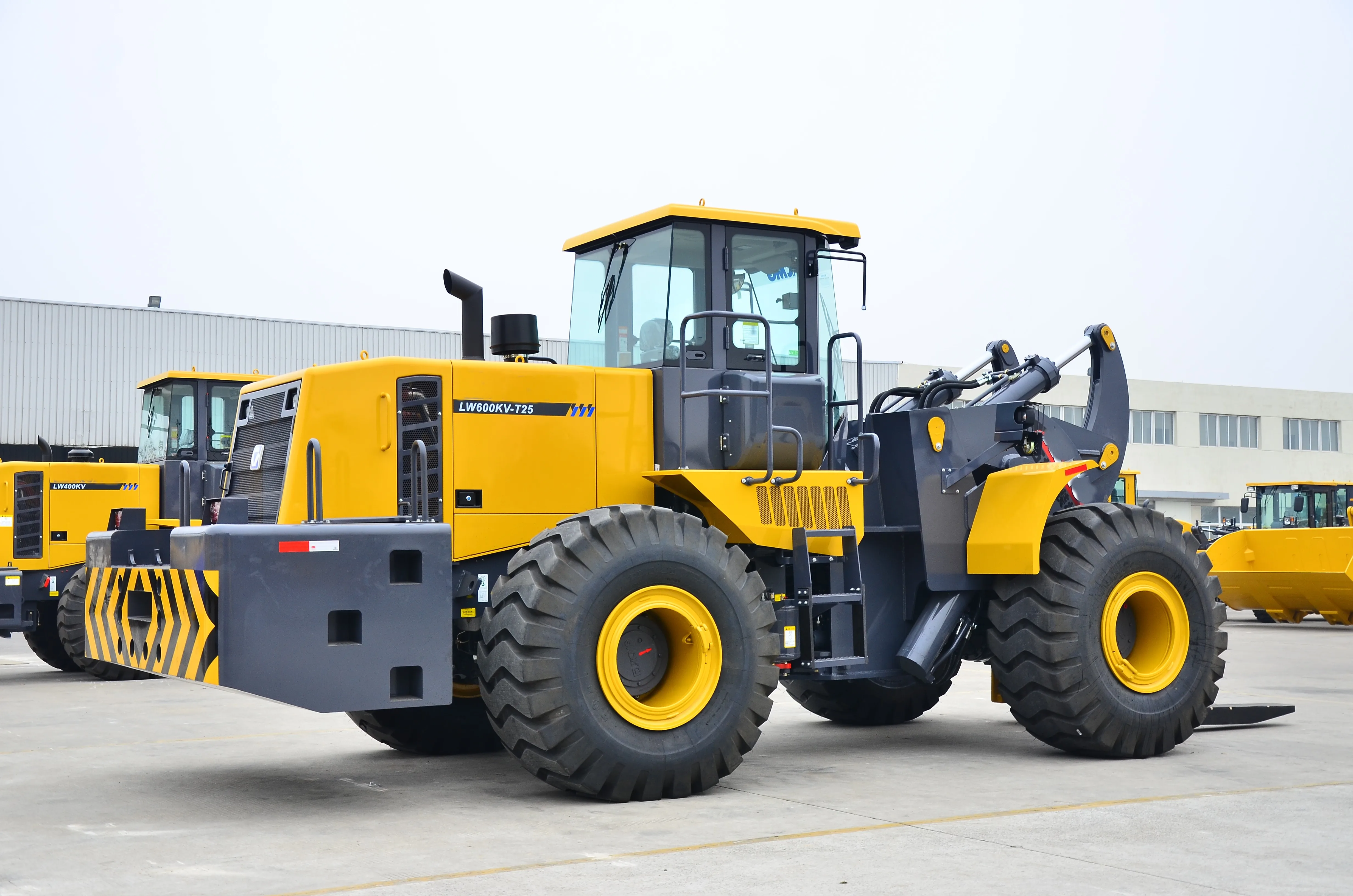 Hot Selling China New Small Lw600kN-T25 25 Ton Stone Fork Forklift Front Loader 25ton Front End Wheel Forklift Loader Best Price